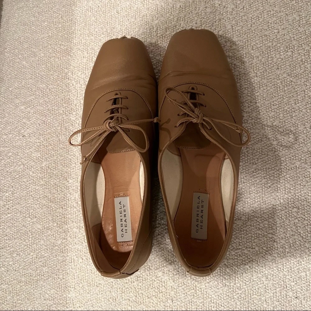 Gabriela Hearst Leather Ballerina Flats - Picture 6 of 9